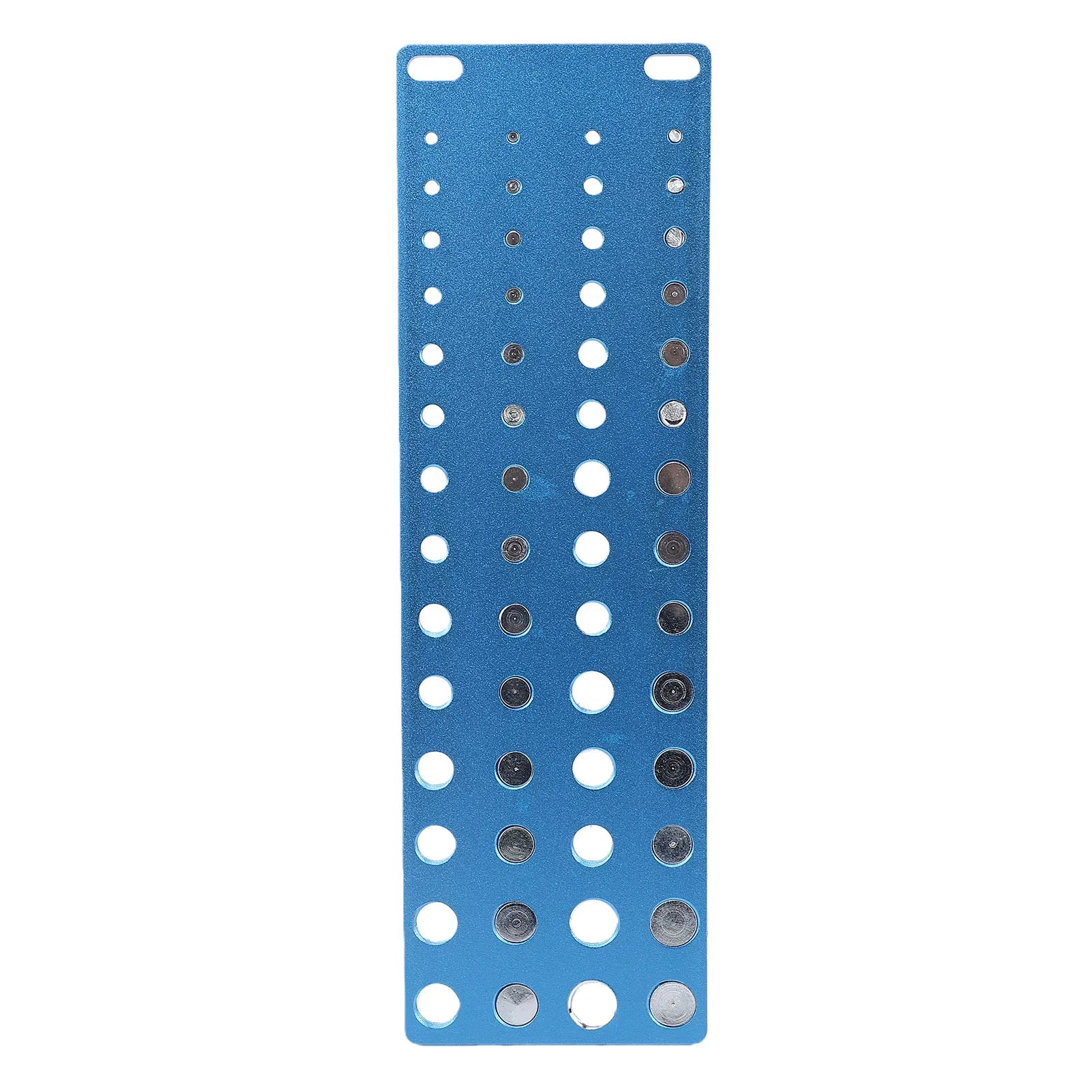 Thread Checker Nut and Bolt Measuring Tool with 28 Standard Metric Sizes High Strength Aluminum Alloy for Mechanics Carpenters