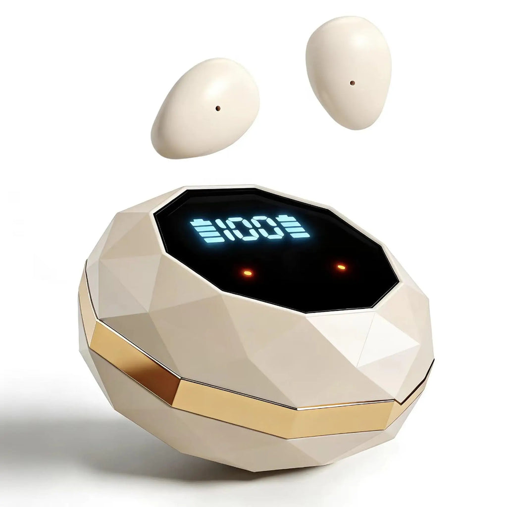 Sleep Earbuds Mini Invisible Wireless Bluetooth 6.0 Micro Sleep Headphones,  6Hrs Single Charge Hidden Earbuds with LED Screen