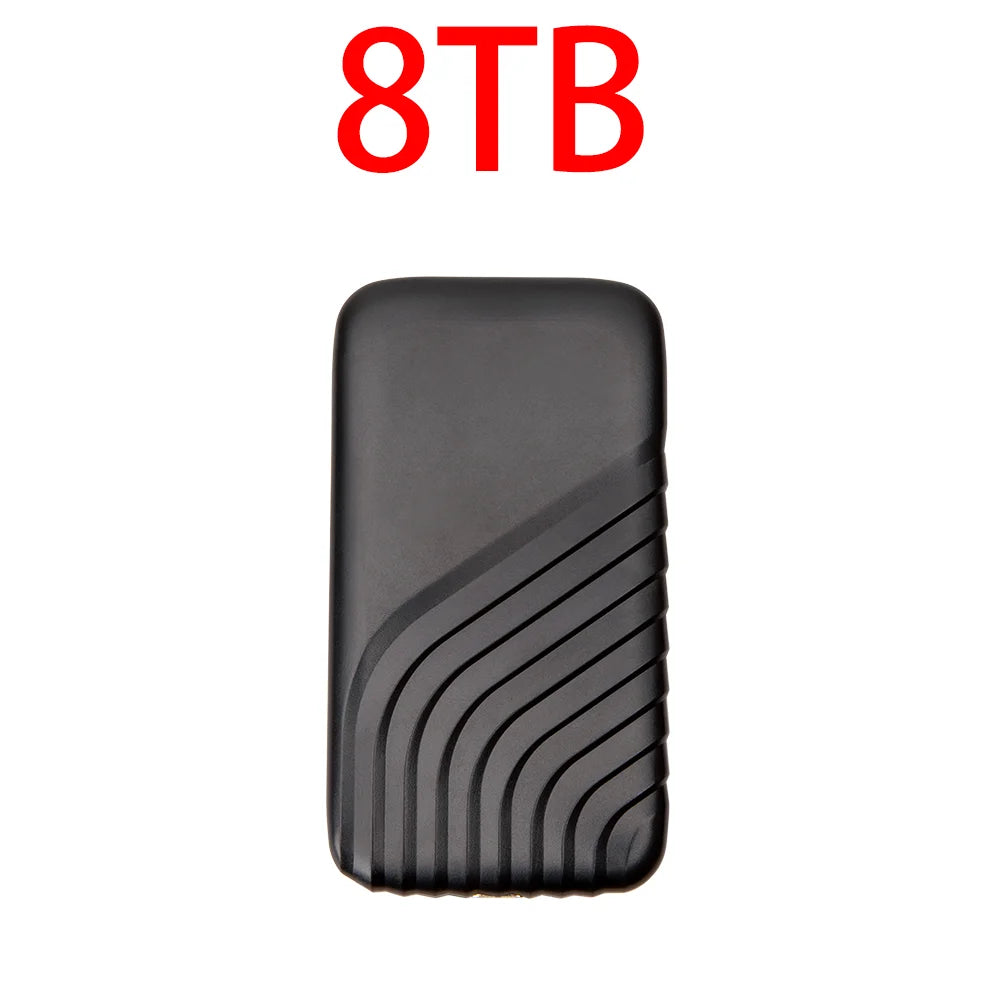 Blazing Fast Read Write SSD External Hard Drive 4TB 8TB Low Latency Data Transmission for Video Editing Creative Content Storage