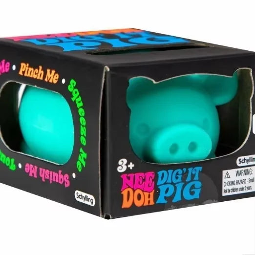 2026 New NeeDoh Digging Pig Fidget Toy Squishy Sensory Squeeze Toy Birthday Gift for Girl Boy Adult