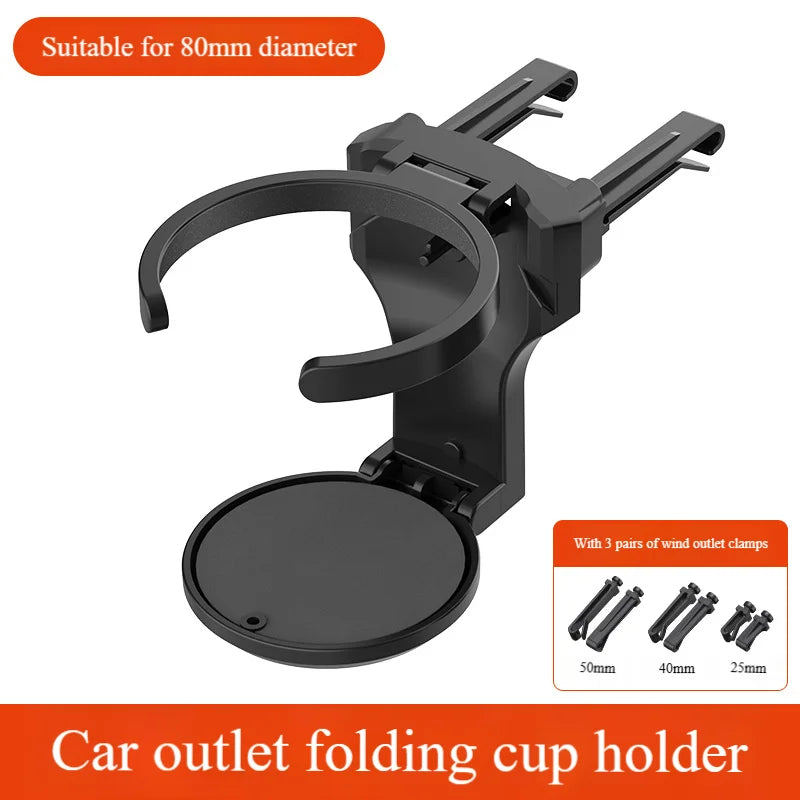 1 Piece Of Car Water Cup Overhead Air Outlet Beverage Rack Car Multifunctional Tea Cup Holder Ashtray Fixed Bracket Fixed Object