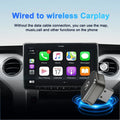 Lenovo Mini CarPlay 2026 2 in 1 Wireless CarPlay Adapter For Apple And Android Auto Connect WiFi Bluetooth USB Plug Play
