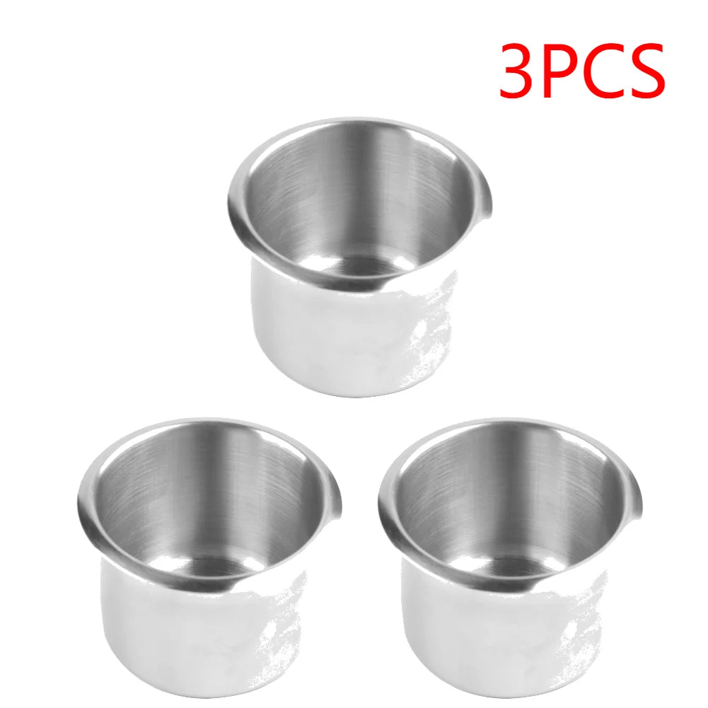 3-20pcs 68MM Stainless Steel Cup Holder Durable Cup Drink Holder for Truck Marine Boat Yacht Rv Camper Table Drink Rack Support