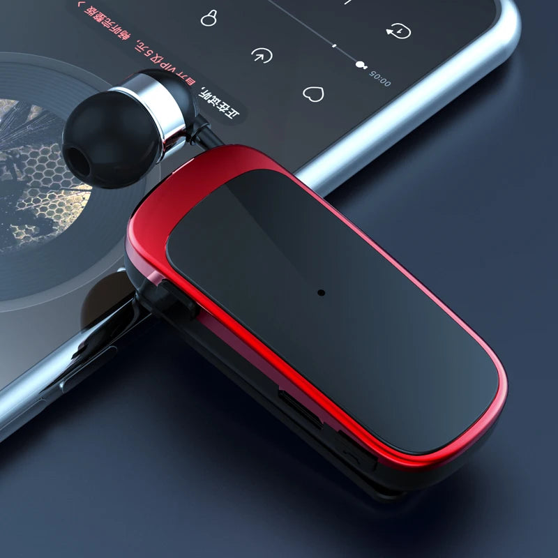 K52 In-Ear Auriculares Mini Wireless Bluetooth Headset Vibration Call Remind Sports Clip Driver Earphones Hands Free PK Fineblue