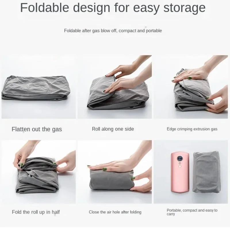Inflatable Sleeping Foot Rest Pillow for Air Travel, PVC Adjustable 3-Layer Flight Footstool Cushion for Car Office