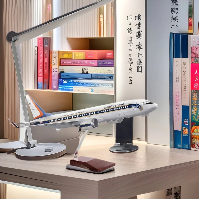 Airplane toy Thailand Air Force B737 Plane Model 47cm Scale Model Metal Model Planes Kits Display Toy planes for boys Gift By