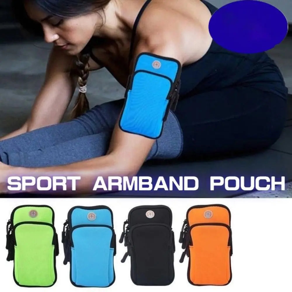 Durable Neoprene Sports Armband Phone Case Breathable Mesh Waterproof Arm Bags Black Blue Green Running Accessories Universal