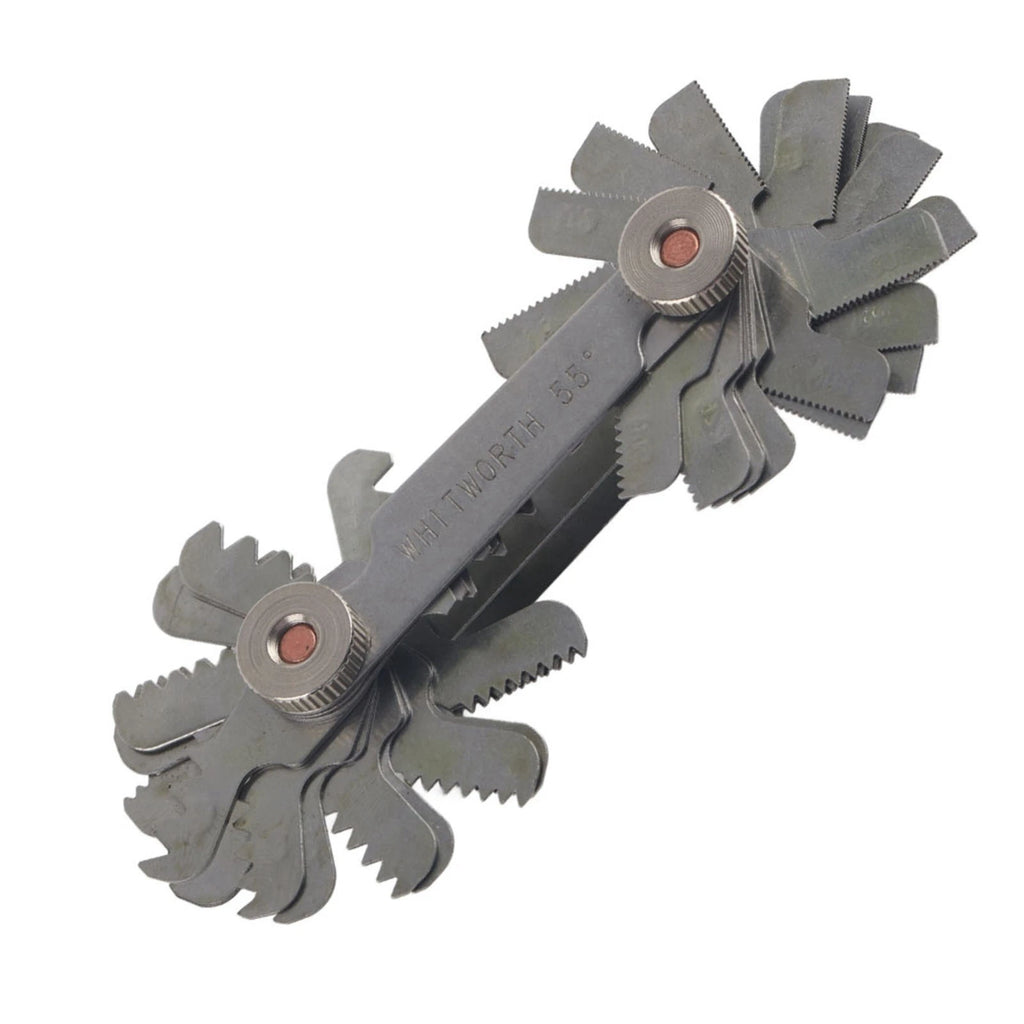 Thread Measuring Gage 51/ Stainless Steel Thread Plug Gage 60 and 55 Degree Screw Pitch Measuring Tool Thread Measuring