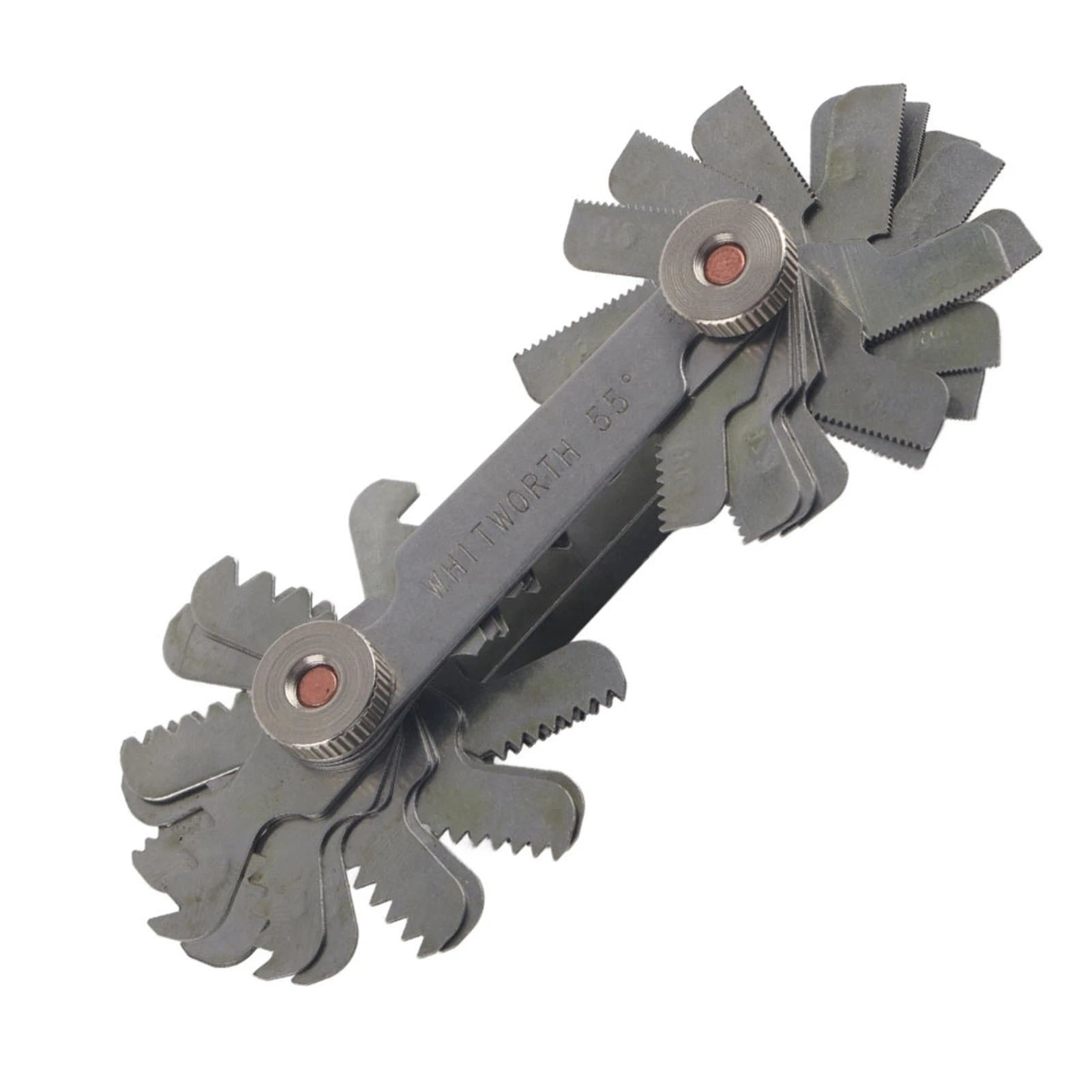 Thread Measuring Gage 51/ Stainless Steel Thread Plug Gage 60 and 55 Degree Screw Pitch Measuring Tool Thread Measuring