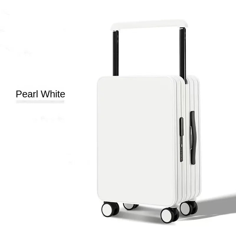 Wide-Handle Luggage Suitcase for Women and Men 20-26 inch Travel Suitcase Cabin Bag Large Capacity Luggage with Smooth Wheels
