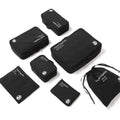 7Pcs Travel Organizer Storage Bag Set, Suitcase Packing Cubes, Portable Wardrobe, Luggage, Clothes, Underwear, Shoe Tidy Pouch