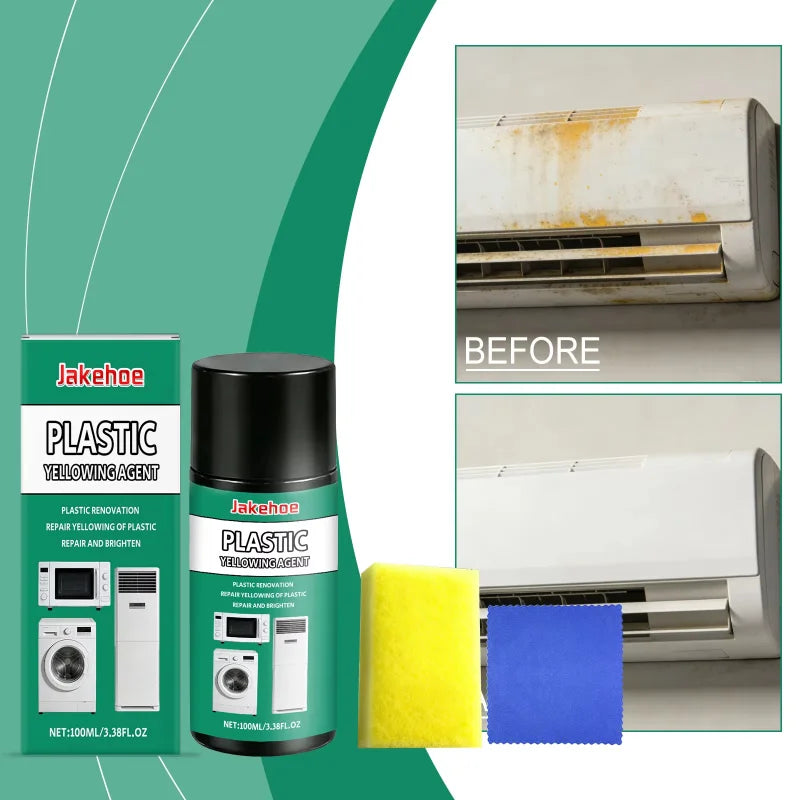 1pc Household Plastic Yellowing Remover Scratch Repair Bright Polish Appliances AC Units Fridge Toilet Long-Lasting Polish Care