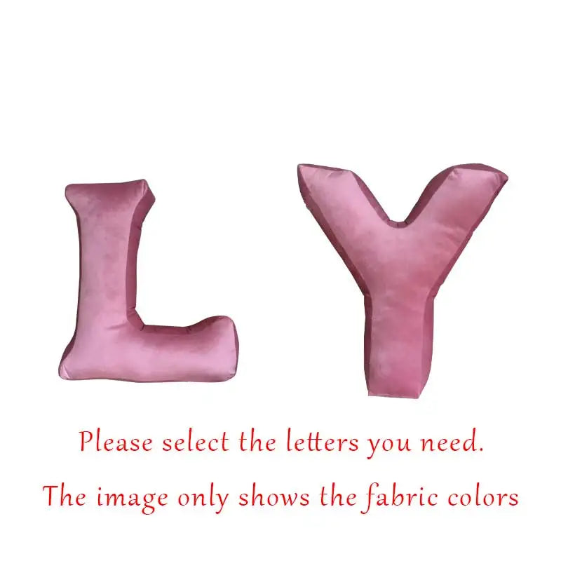 40cm English Letters Pillow Cushion Living Room Decor 26 Letter Hug Pillow Party Pillow Teaching Words Game Girl Gift