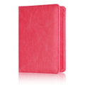 Unisex Simple PU Leather Travel Passport Holder Cover Case for Men Women Document Ticket Protective Multi-card Slot Storage Bag
