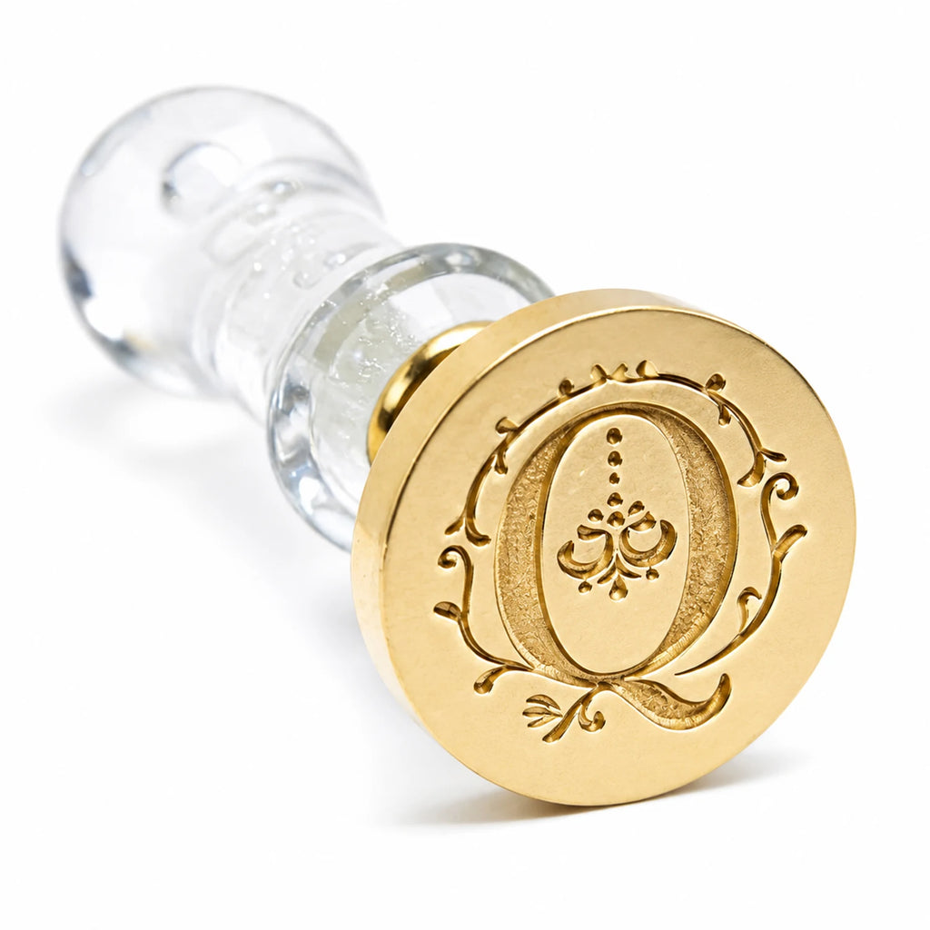 26 Letter Wax Seal Stamp,25mm Brass Head with White Bubble Handle Wax Stamp for Wedding Invitations,Birthday Cards,Envelopes