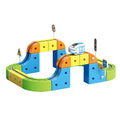 133PCS Magical Track Train Car Children Educational Electric Magnetic Levitation Train Track Cube DIY Building Toy Birthday Gift