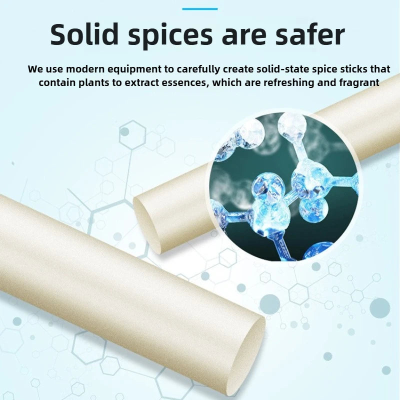 Car Aromatherapy Stick Refill Bar PE Fragrance Replacement Core Car Air Fresheners Refills Cologne Perfume Accessories Lemon