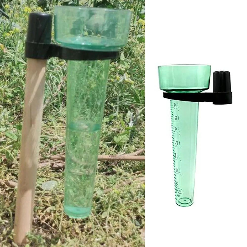 35mm Rain Gauge Rainwater Meter Polystyrene Water Rain Measurement Tool Outdoor Garden Ground Rainfall Guage