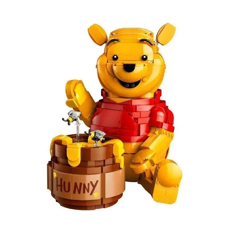 2026 cute teddy bear toy building blocks suitable for birthday, Christmas, holiday gifts, and home decoration small ornaments