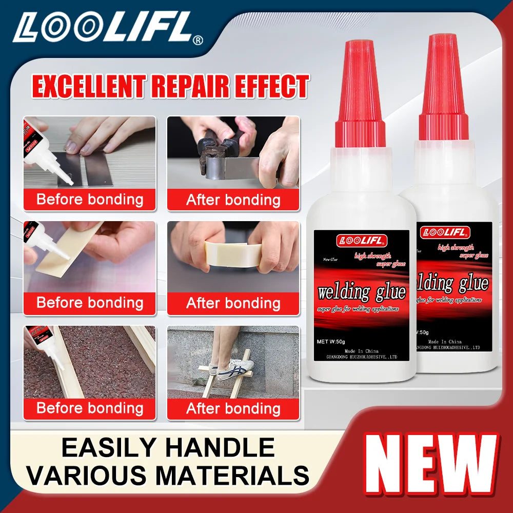 Welding High Strength Oily Glue Universal Super Glue Fast Dry Waterproof Strong Adhesive for Metal Plastic Wood Ceramic Glass