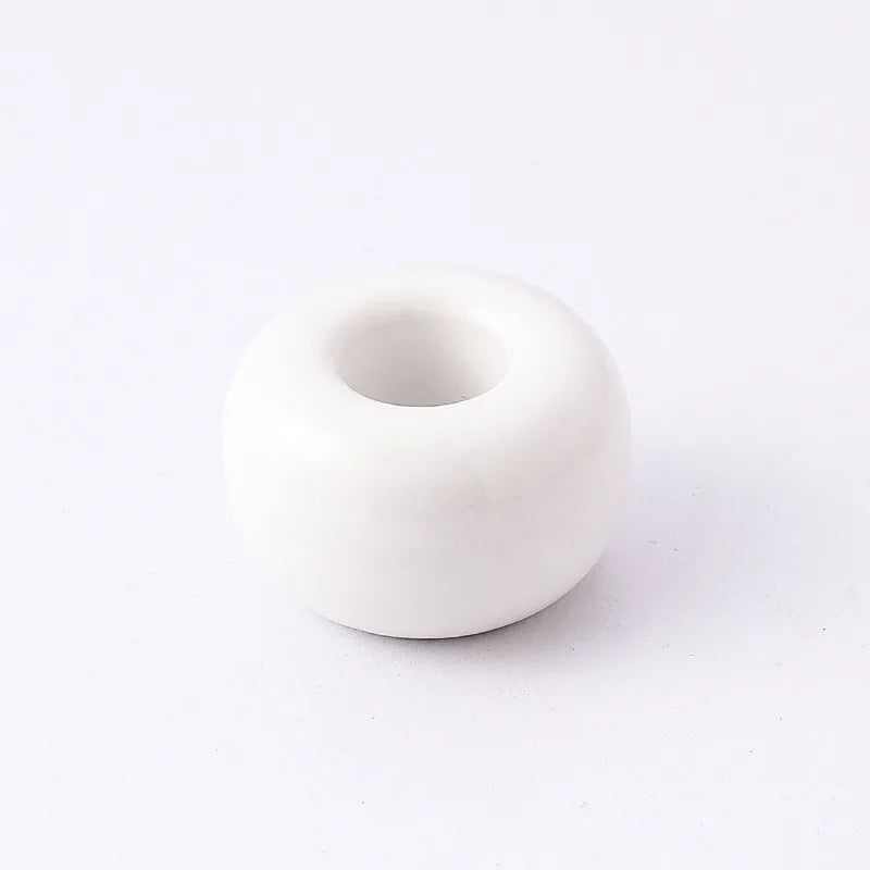 1 Pc Mini Ceramic Handmade Toothbrush Holder Stand for Bathroom Vanity Countertops,Toothbrush Head Holder and Office Pen Holder
