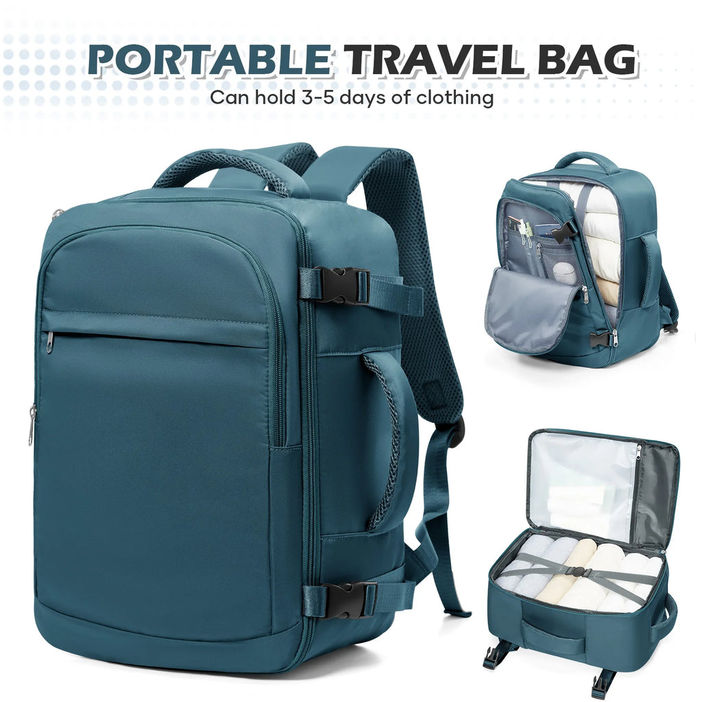 Men 15.6 inch Laptop Bag Cabin Airplane Travel Backpack 40x20x25, Able Carry Hand Luggage Backpack Ryanair, College Backpack
