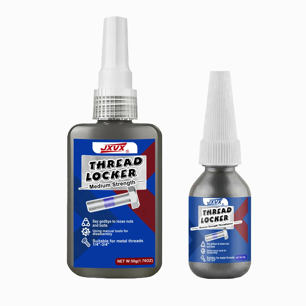 Blue Thread Locker 243 Nuts-Bolts Locker, Screw Adhesive Lock Tight Seal Fasteners Anaerobic Curing Metal Glue,Rustproof Screw A