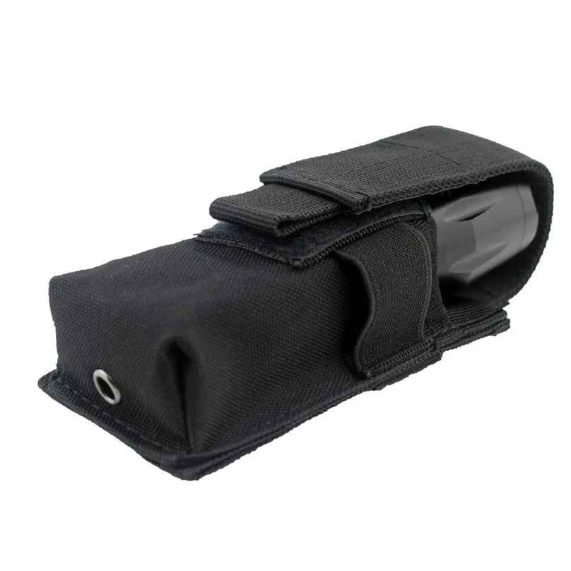 Tactical Magazine Pouch Pocket Camouflage Storage Bag With Belt Hook Outdoor Leisure Flashlight Pouch Flashlight Holder Set