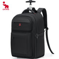 OIWAS Executive Hybrid Backpack - Transformable Roller Luggage with Telescopic Handle, Multi-Compartment Design for Men & Women