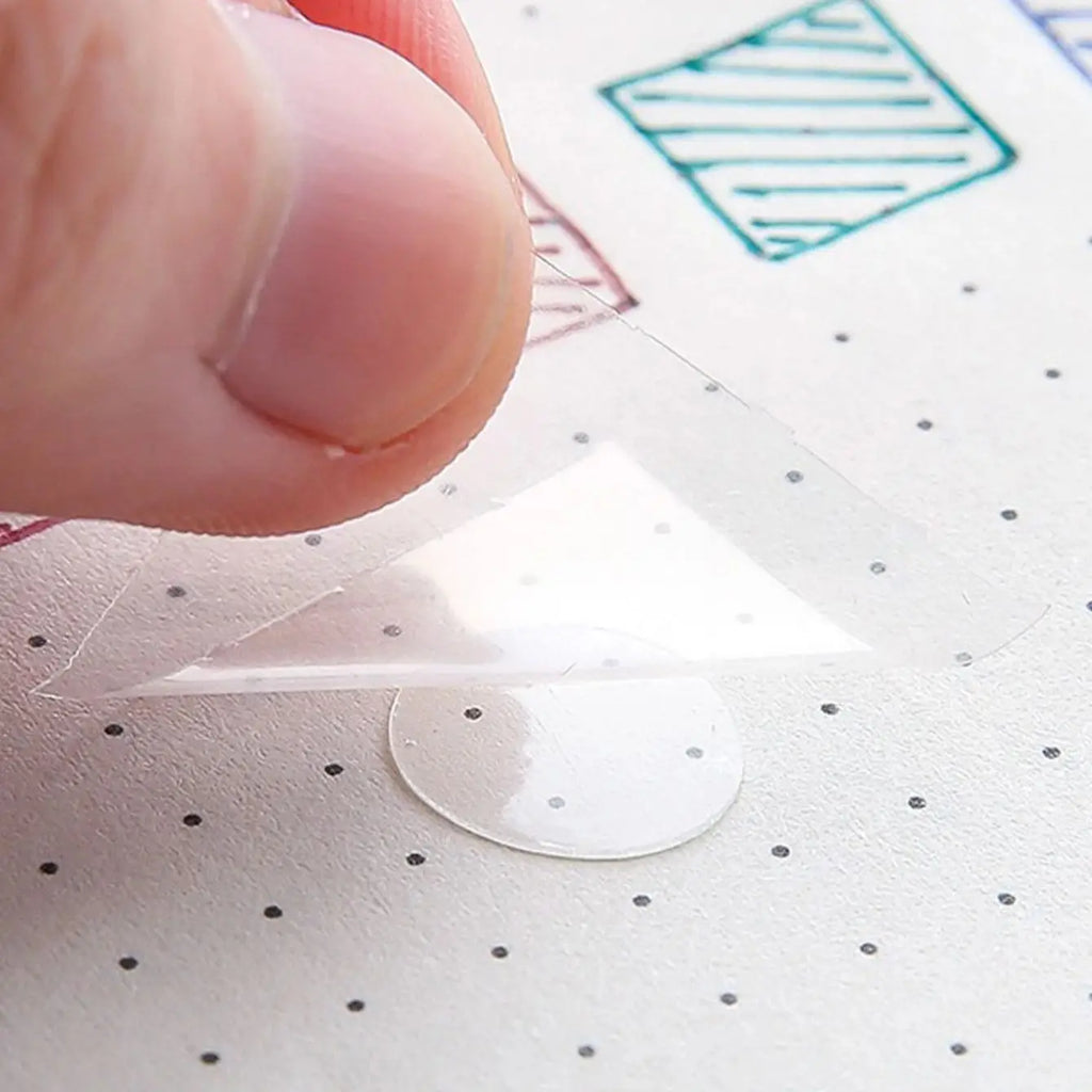 1000 Dot Double Sided Adhesive Poster Clear Glue Point Balloon Tape Round No Traces Adhesive Sticker  for Wedding Birthday Party