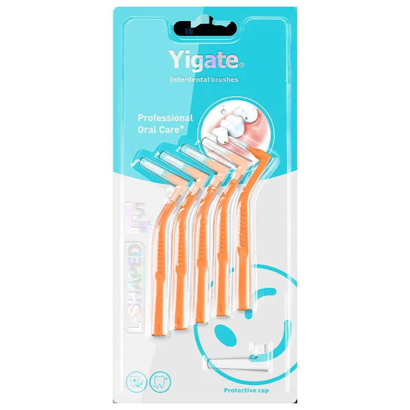 100Pcs Interdental Silicone Brushes Dental Toothpicks Brush Between Teeth With Thread Oral Cleaning Tools