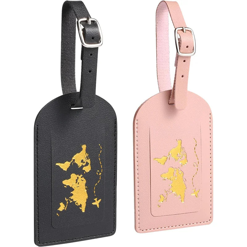 Luggage Tags for Suitcases Privacy Protection 2 Pack Bag Tags Travel Accessories Essential