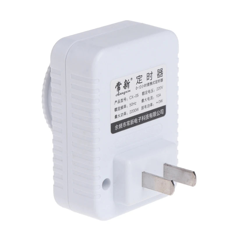 AC 110V-120V 220V 12 Hour Mechanical Wall Plug Switch Timer Socket Home Appliances Control