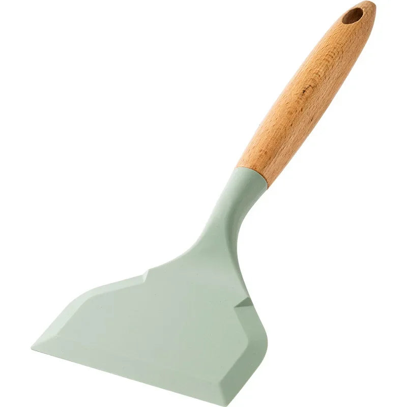Silicone Spatula Tool Non-stick Shovel Kitchen Utensils Tamagoyaki Turner Omelets Pan Non Stick Turners Food Home Cooking