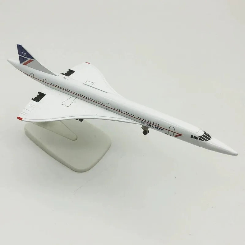 20CM Miniatures Plane Concorde Air Singapore Airplane diecast Model Airliner boys toys Alloy Diecast Plane Collectible Aircraft