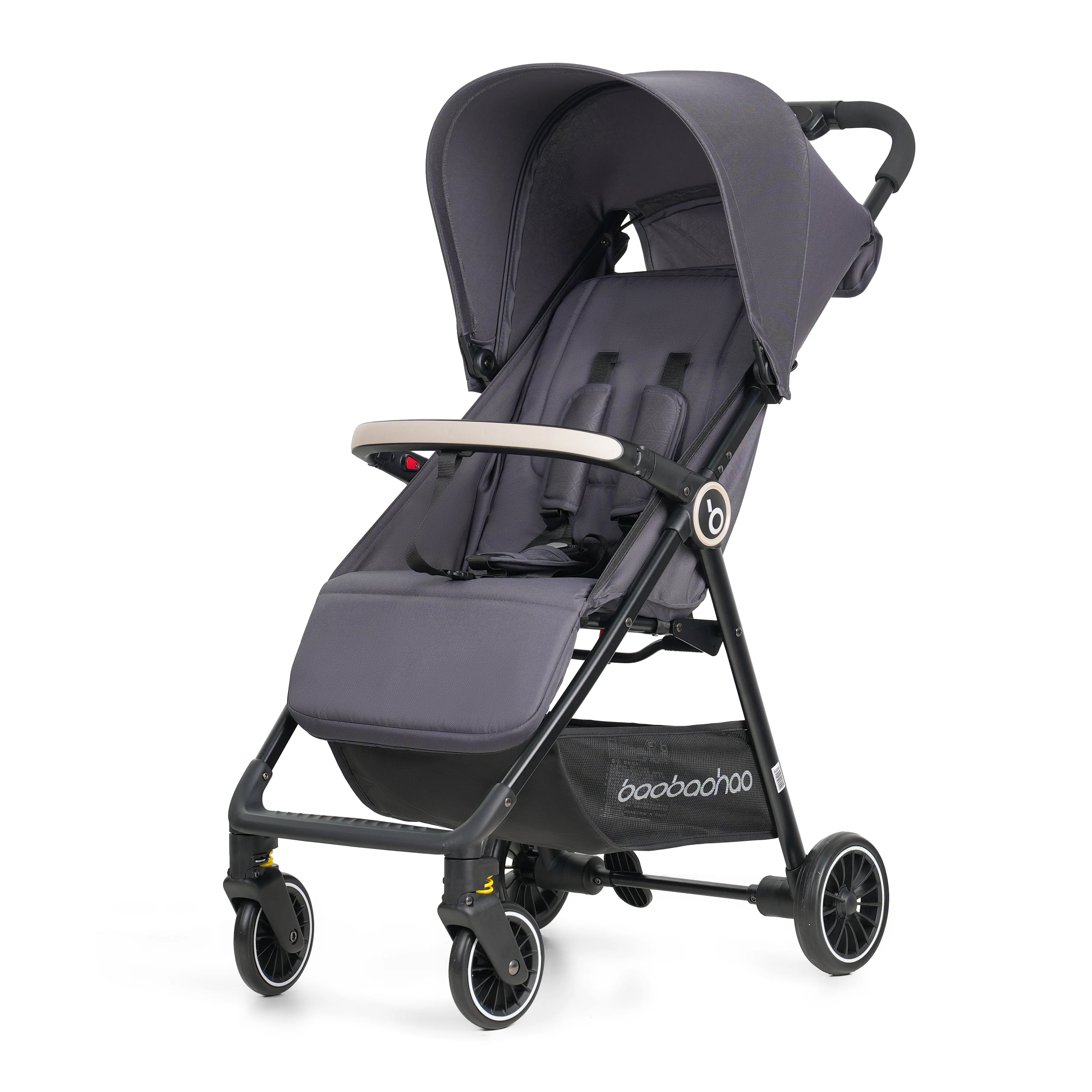 Baby stroller is lightweight, foldable, can sit or lie down, portable baby stroller with mesh design, cool and breathable