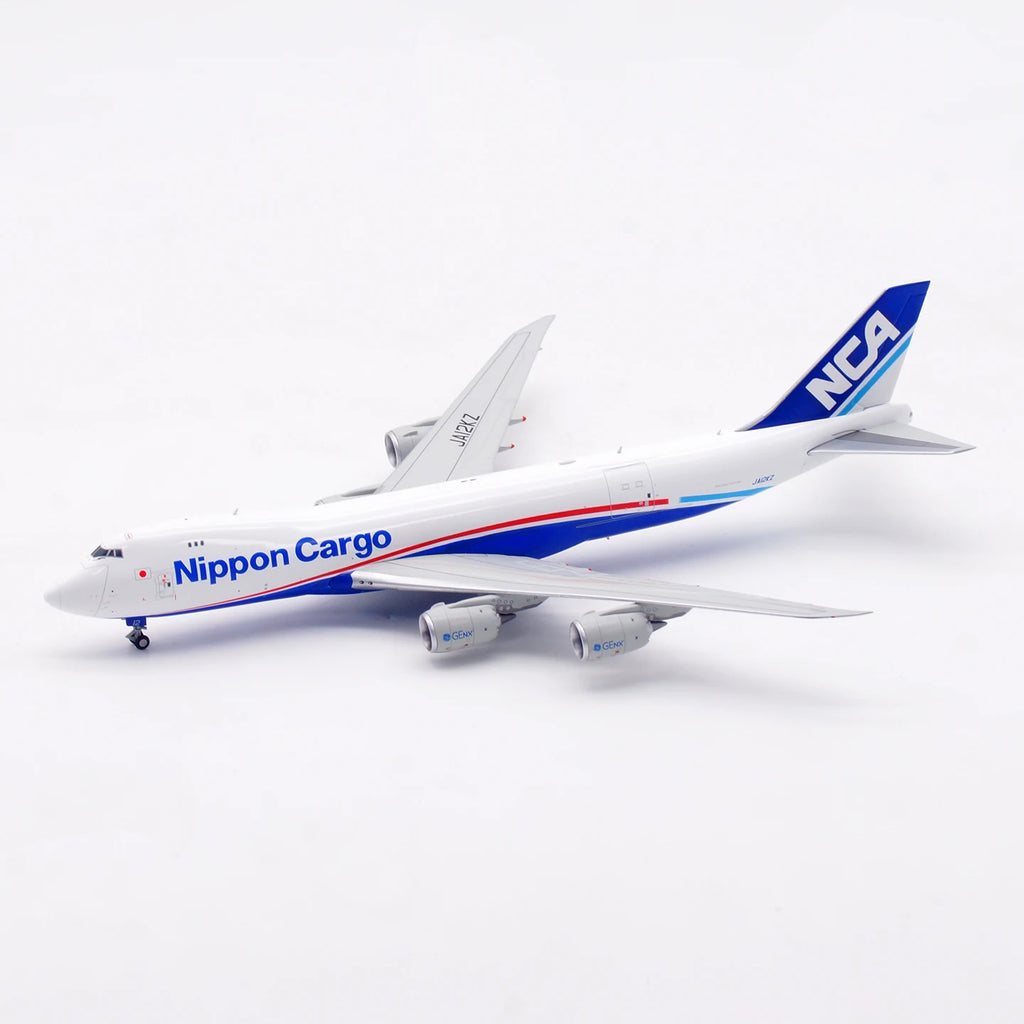 B632101 Alloy Collectible Plane Gift HX Models 1:400 Nippon Cargo Boeing B747-8F Diecast Aircraft Jet Model JA12KZ