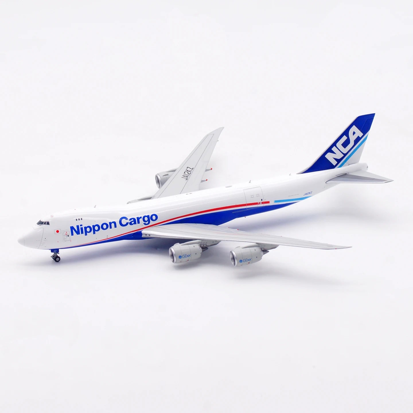B632101 Alloy Collectible Plane Gift HX Models 1:400 Nippon Cargo Boeing B747-8F Diecast Aircraft Jet Model JA12KZ