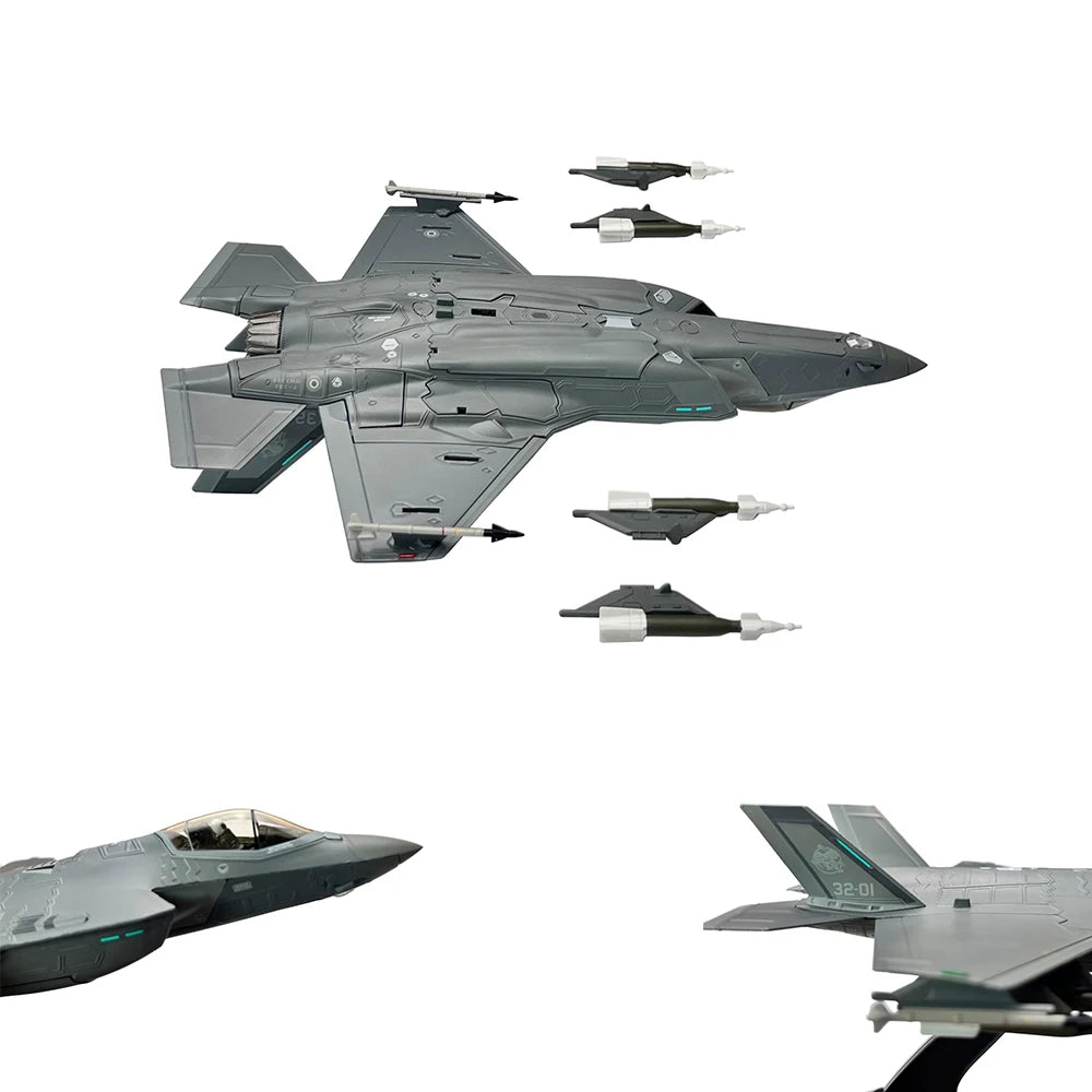 1/72 Scale US Army F-35 F-35A F35 Lightning II Joint Strike Jet Fighter Diecast Metal Finished Plane Model Collection Ornament