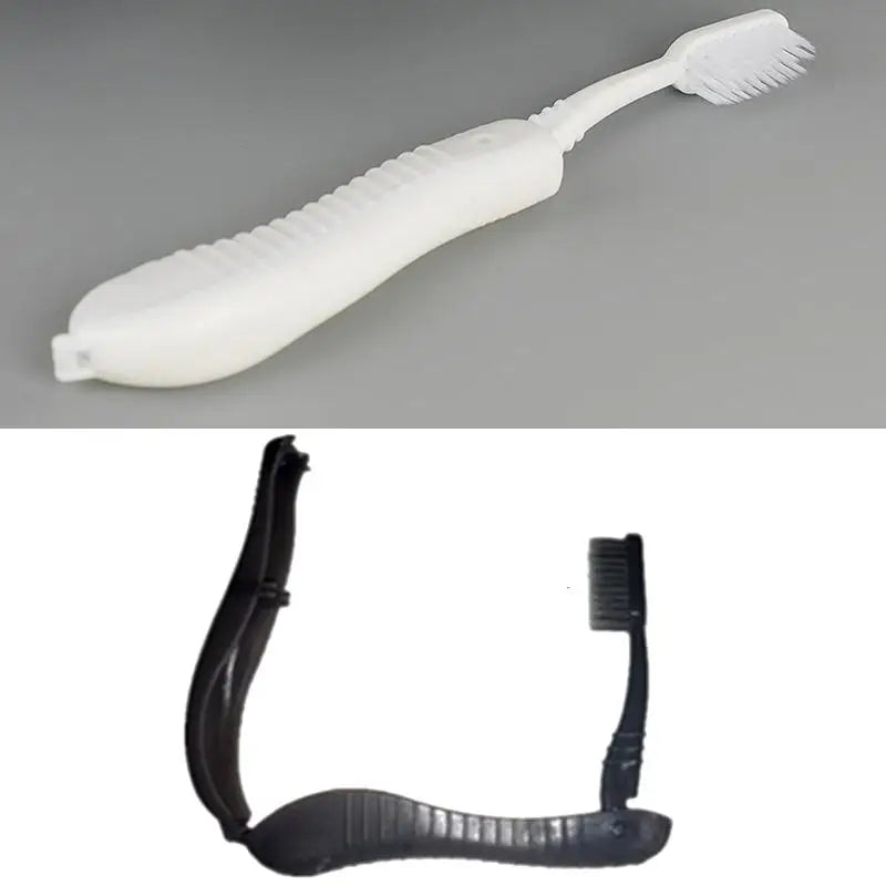 For Trip Daily Use Women Men Travel Folding Toothbrush Portable Toothbrush Built In Cover Multi Color Size Collapsable Brush