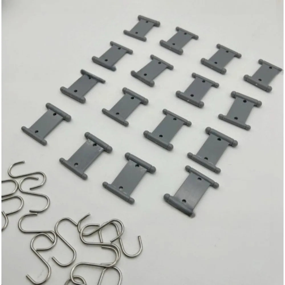 4/8 S-shaped camping awning hook clips RV tent hooks light hanging hooks RV camping hook accessories outdoor supplies