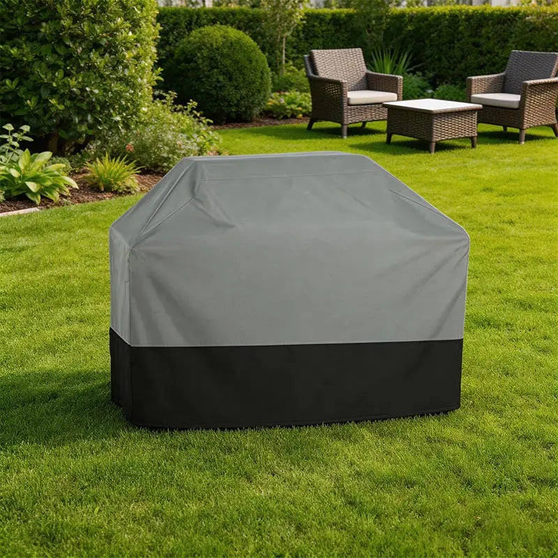 210D 5 -Size BBQ Grill Cover Anti-Dust Waterproof Weber Heavy Duty Charbroil BBQ Cover Outdoor Rain Protective Barbecue Cover