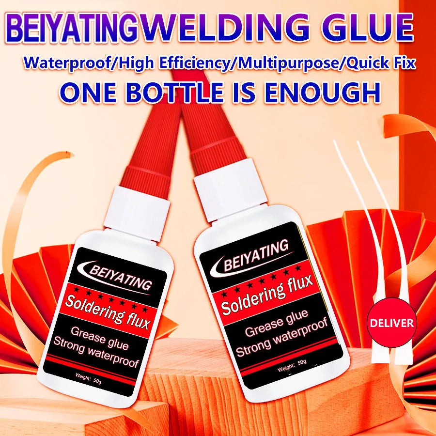 35g 50g Industrial Grade Welding Glue High Strength Quick Dry Adhesive for Metal Rubber Plastic Wood Ceramic