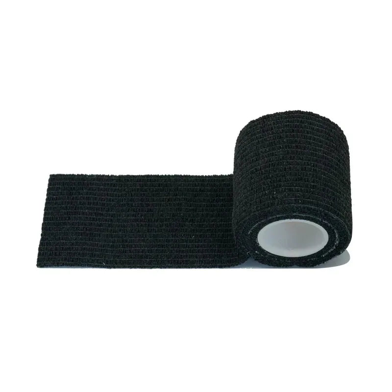 3/6/12/24Pcs Black White Sport Self Adhesive Elastic Bandage Wrap Tape Elastoplast For Knee Support Pads Finger Ankle Palm