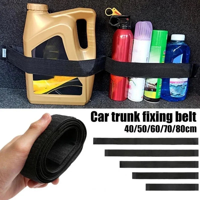 1/3PCS Car Trunk Storage Fixed  Belt Auto Interior Firm Nylon Tape Loop Strap Car Accessories 40cm 50cm 60cm 70cm 80cm