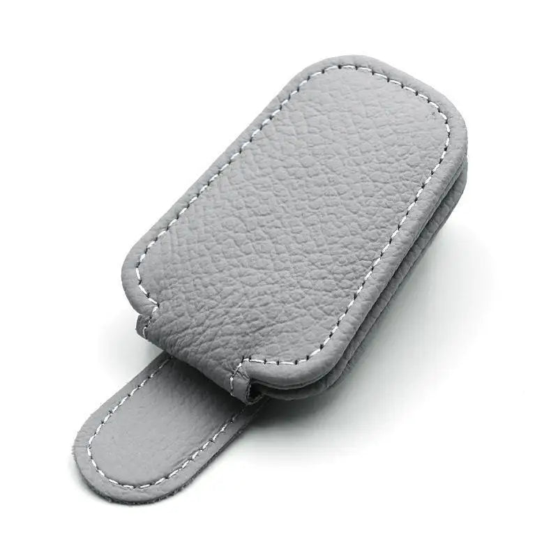 1pc Universal Car Sun Visor Glasses Clip, PVC Material, Auto Eyeglasses Holder, Vehicle Interior Accessories, Eyewear Storage Br