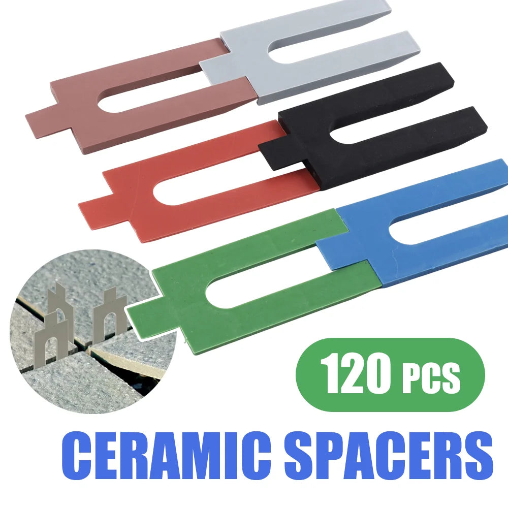 Reusable U-Shaped Tile Leveling Spacers, 1/2/3/4/5/6MM Plastic Tile Spacers for Tile Installers/Leveling System, Hand Tools