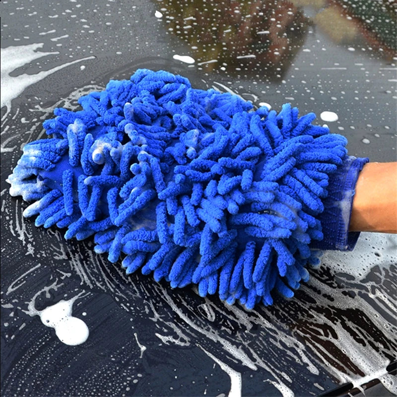 Multifunction Cleaning Sponge Ultra Fine Fiber Car Wash Gloves Cleaning Car Details Care Care Washing Accessories