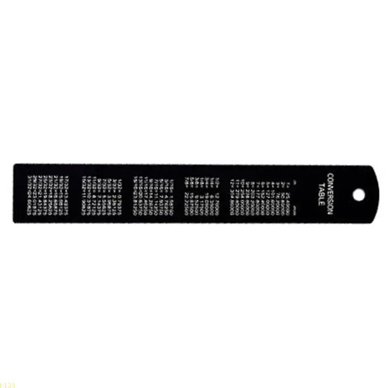 U13A Aluminum Ruler Precisions Measurement Tool Clear Scale for Everyday Measuring