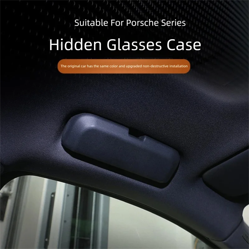 For Porsche Cayenne 92A Panamera 970 971 Macan 95B 2011-2024 Car Sun Glasses Case Sunglasses Holder Storage Box Left Driving